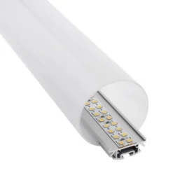 KIT - Perfil aluminio BAROUND para tiras LED, 2 metros