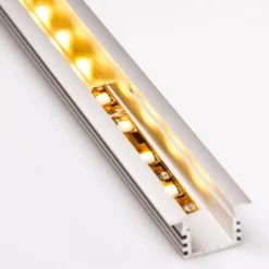 KIT - Perfil aluminio CAMPRO para tiras LED, 2 metros