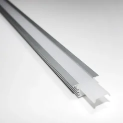 KIT - Perfil aluminio CAMPRO para tiras LED, 2 metros