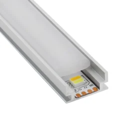 KIT - Perfil aluminio HARDY para tiras LED, 1 metro