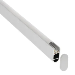 KIT - Perfil aluminio HOME para tiras LED, 1 metro