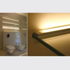 KIT - Perfil aluminio KOBE BIG para tiras LED, 1 metro