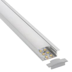 KIT - Perfil aluminio KOBE BIG para tiras LED, 1 metro