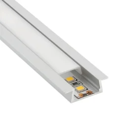 KIT - Perfil aluminio KOBE para tiras LED, 2 metros