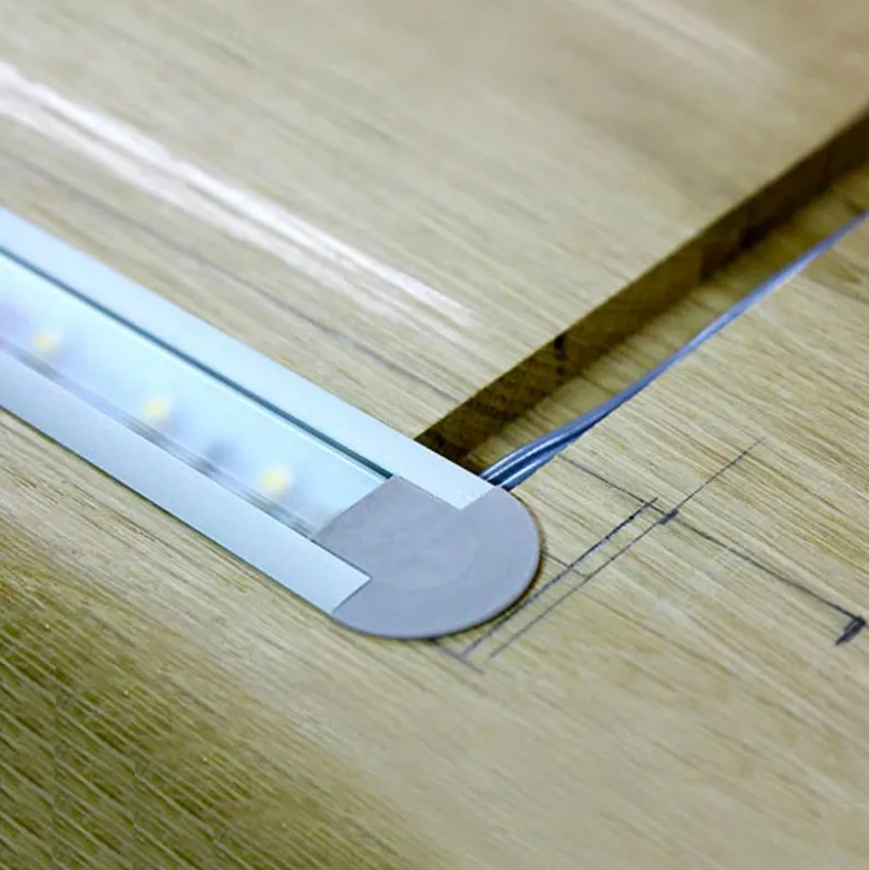 KIT - Perfil aluminio KOBE para tiras LED, 2 metros
