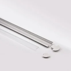 KIT - Perfil aluminio KOBE para tiras LED, 2 metros