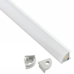 KIT - Perfil aluminio KORK-magnet para tiras LED, 1 metro