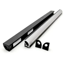 KIT - Perfil aluminio KORK-magnet para tiras LED, 2 metros