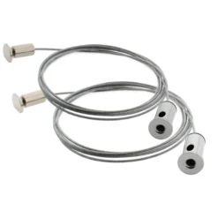 KIT - Perfil aluminio MASAT para tiras LED, 1 metro