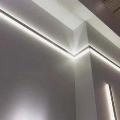 KIT - Perfil aluminio NewWALL para tiras LED, 1 metro