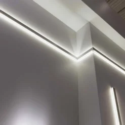 KIT - Perfil aluminio NewWALL para tiras LED, 2 metros