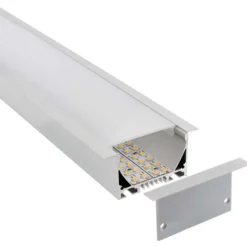 KIT - Perfil aluminio OSIC para tiras LED, 1 metro