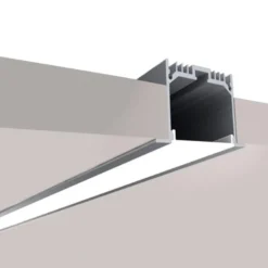 KIT - Perfil aluminio OSIC para tiras LED, 1 metro