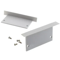 KIT - Perfil aluminio OSIC V2 para tiras LED, 2 metros