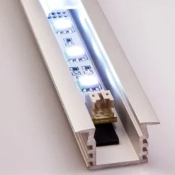 KIT - Perfil aluminio RIDA para tiras LED, 1 metro
