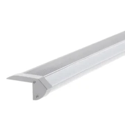 KIT - Perfil aluminio silver CINEMA para tiras LED, 1 metro