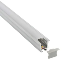 KIT - Perfil aluminio TEITO MINI para tiras LED, 1 metro