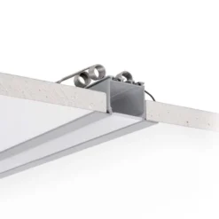 KIT - Perfil aluminio TEITO para tiras LED, 2 metros