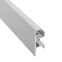 KIT - Perfil aluminio WALL HOS para tiras LED, 1 metro