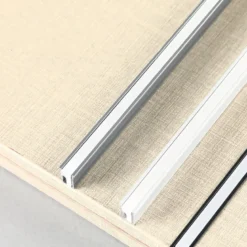 KIT - Perfil DOD con cubierta de silicona para tiras LED, 1 metro, gris