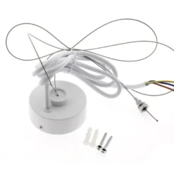 Kit suspensión redondo blanco, Ø75mm