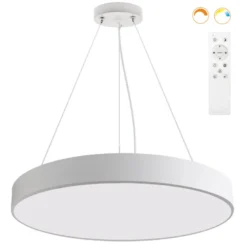 Kramfor BIG Suspend, 50W, Ø60cm, CCT, blanco