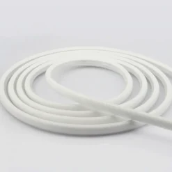 LED NEON Silicona DC24V, 12x12mm, 5 metros, 90º, 96W, IP67