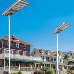 Led Solar STREET 300W, 4500K, 6V 70W, Life PO4 batería 12.8V 20AH