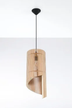 Lámpara colgante de madera ALEXIA, E27