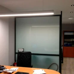 Lámpara colgante SERK, 70W, 200cm, 0-10V regulable, blanco