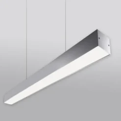 Lámpara colgante SERK, 70W, 200cm, 0-10V regulable, silver