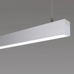 Lámpara colgante SERK, 70W, 200cm, 0-10V regulable, silver