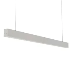 Lámpara colgante SERK, 70W, 200cm, 0-10V regulable, silver