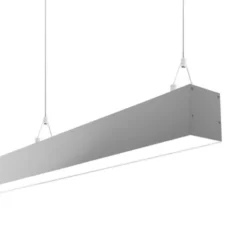 Lámpara colgante SERK, 70W, 200cm, 0-10V regulable, silver