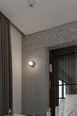 Lámpara de hormigón para pared SALGADO, E27