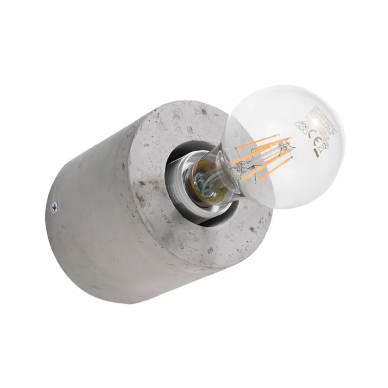 Lámpara de hormigón para pared SALGADO, E27