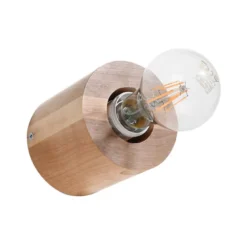 Lámpara de Madera para pared SALGADO, E27