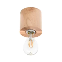 Lámpara de Madera para techo SALGADO, E27