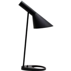 Lámpara JACOBSEN de mesa, réplica, Negro