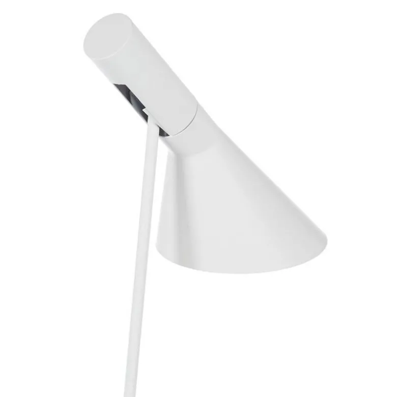 Lámpara JACOBSEN de mesa, réplica, Blanco