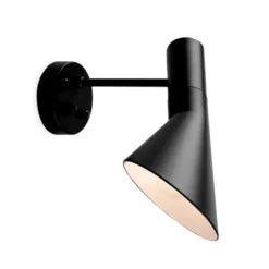Lámpara Jacobsen de pared, réplica, Negro