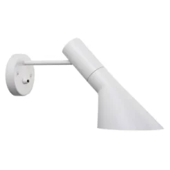 Lámpara JACOBSEN de pared, réplica, Blanco