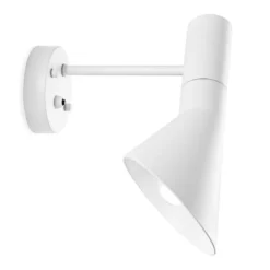 Lámpara JACOBSEN de pared, réplica, Blanco