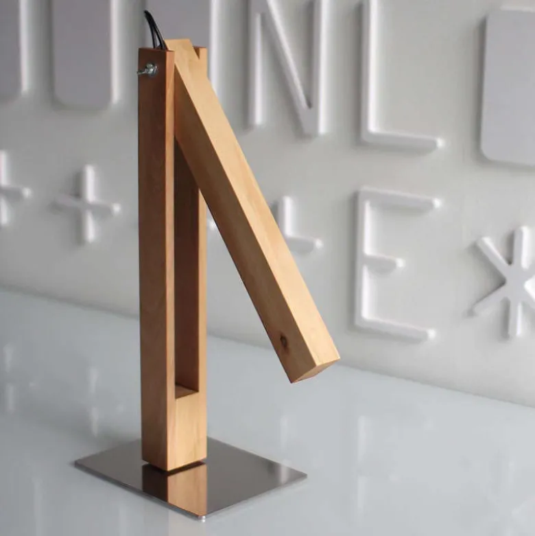 Lámpara Led de madera CARFI 50