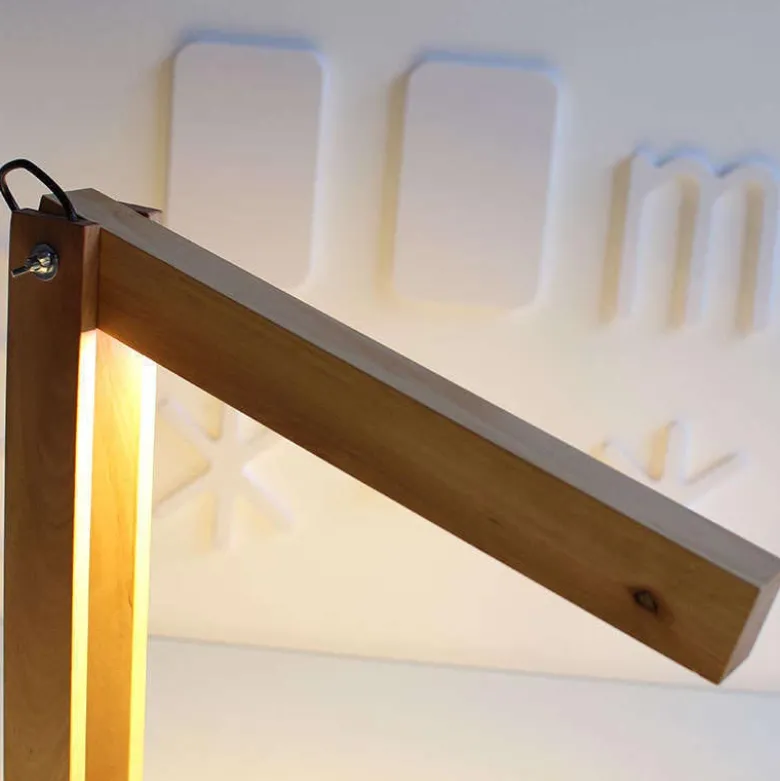 Lámpara Led de madera CARFI 50