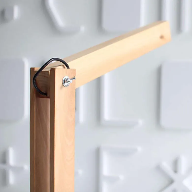 Lámpara Led de madera CARFI 50