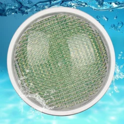 Lámpara LED PAR56 para piscinas, G53, 45W, Acero Inox.