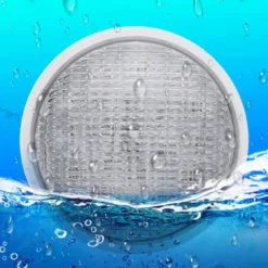 Lámpara LED PAR56 para piscinas, G53, 30W, AZUL Cristal