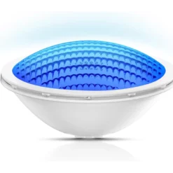 Lámpara LED PAR56 para piscinas, G53, 30W, AZUL Cristal