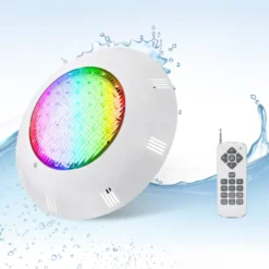 Lámpara LED RGB+4000K para piscinas, 35W, Superficie